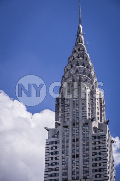 Chrysler Building in daytime - famous Midtown Manhattan skyscraper NYC