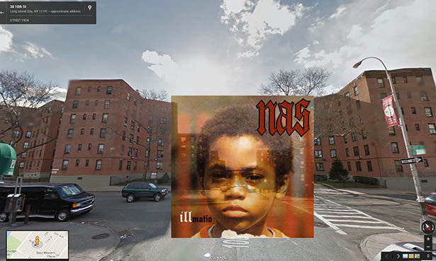 Classic Hip Hop Covers Covered in Google Maps