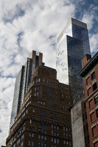 glass skyscraper - office building - Manhattan architecture