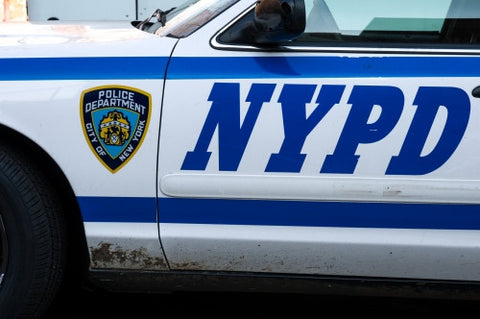 NYPD cop car - police vehicle close