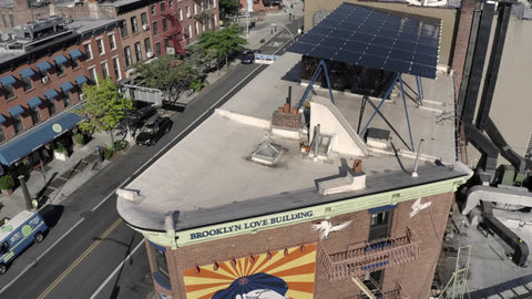 Biggie Smalls Spread Love It's the Brooklyn Way Building mural Fulton Street Fort Green New York