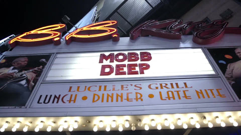 Mobb Deep marquee at BB Kings famous concert venue