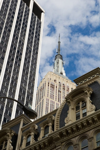 closeup of Empire State Building