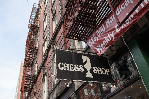 Chess Shop in Greenwich Village below Washington Square