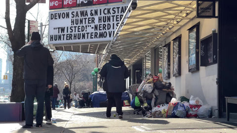IFC movie theater on West 4th Street in Greenwich Village New York City