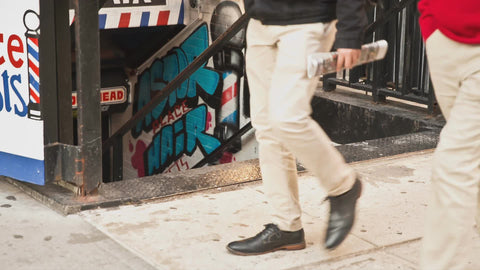 Astor Place graffiti sign and staircase entrance in New York City