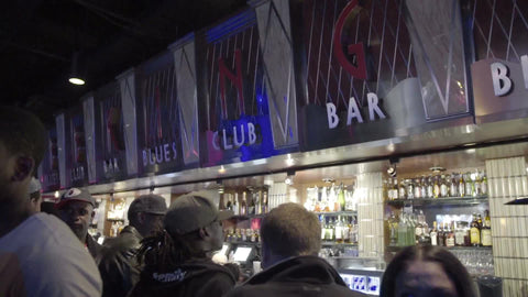 nightclub bar at live concert