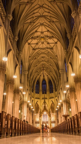 man and woman getting married inside cathedral
