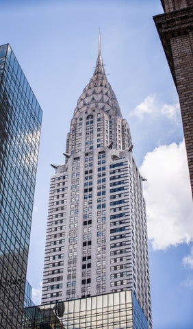 tall famous skyscraper in Manhattan - Chrysler Building in NYC