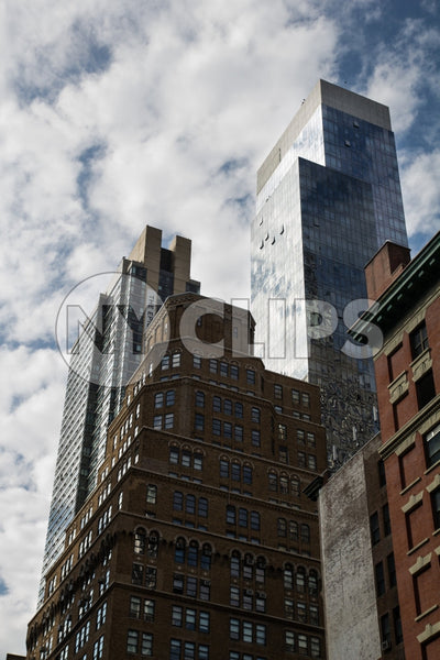 glass skyscraper - office building - Manhattan architecture
