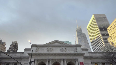 New York Public Library on 5th Avenue in Manhattan New York City NYC