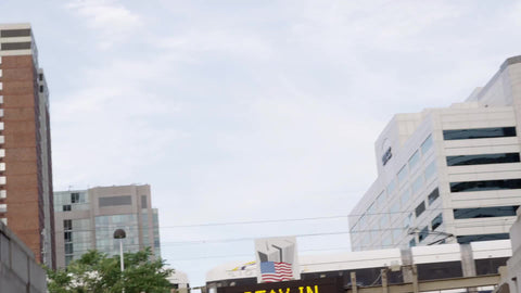 stay in lane sign and underpass before tunnel