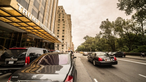 Trump International Plaza and Hotel on Central Park West and Columbus Circle in Midtown Manhattan