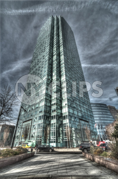 glass building in HDR